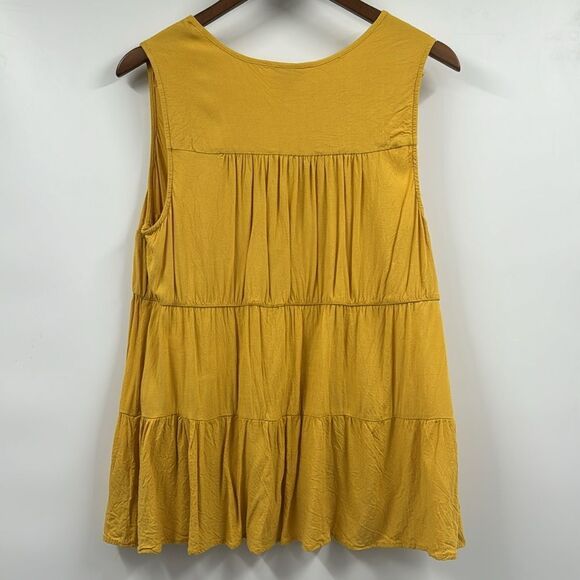 Torrid Yellow Tank Top 0 - Picture 7 of 10
